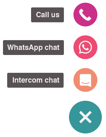 NowButtons integration with Intercom chat