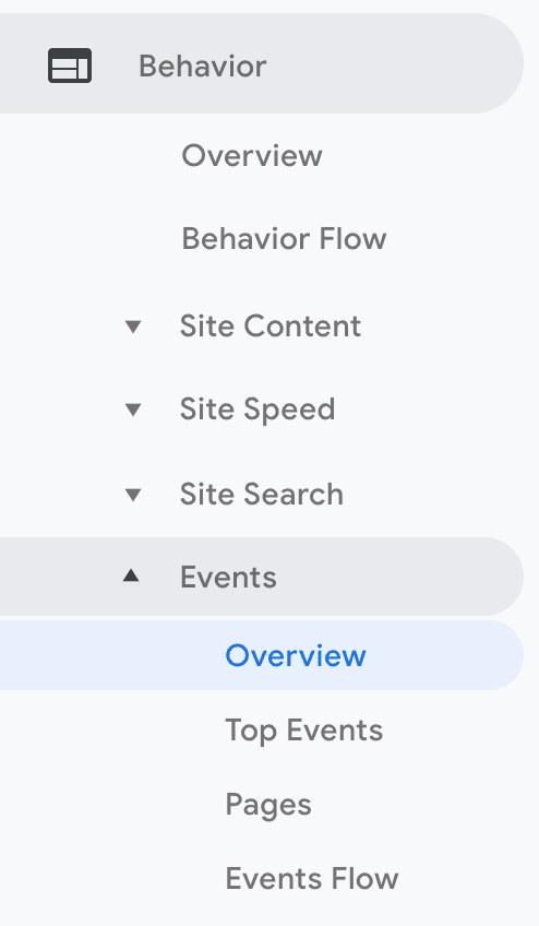 Google Analytics - Finding your events